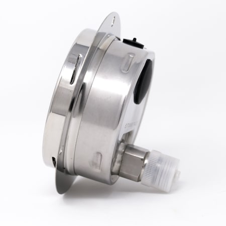 Pro 4 in Dial, 0/3000 PSI, 1/2 in NPT, Back Connection, Panel Mount Dry/Fillable Pressure Gauge PRO-314D-402P